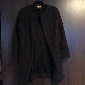 Black brandy Melville open coat